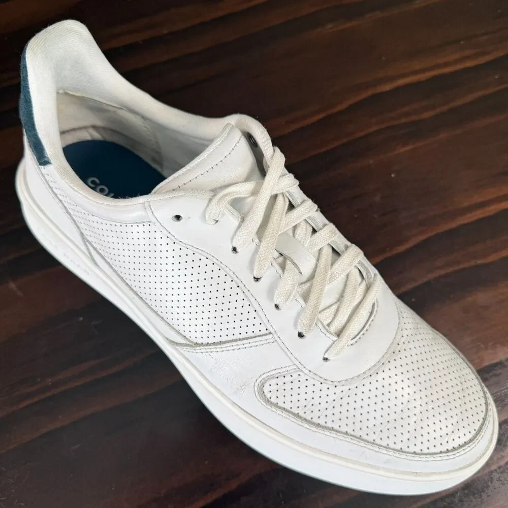 Cole Haan Men's Grand Crosscourt Daily White Sneaker Size 10M